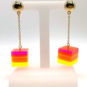 Trio Mod Cube earrings